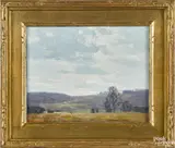 impressionist landscape by John Fulton Folinsbee, oil on board, offered Apr 2016