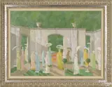 Untitled by Hobson Lafayette Pittman, oil on board, offered Apr 2016