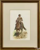 of a soldier on horseback by Don Troiani, watercolor and gouache, offered Apr 2016