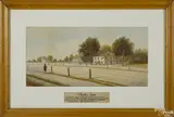 of the Clark's Inn by George Essig, watercolor, offered Apr 2016