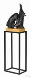 butcher by Stanley Bleifeld, patinated bronze, offered Apr 2016