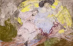 Danseuses (Dancers) by Pierre Bonnard, pastel on paper, sold Oct 2022