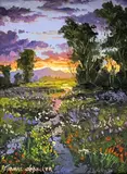 End of the Day by Thomas A. Dedecker, 2022, oil on board, sold Oct 2022