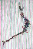 Trownupikebanaclouse Up by Ramon Martins, 2008, mixed media on canvas, sold Nov 2022