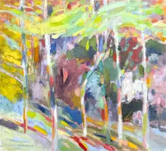 Autumn's Start by Ralph Della-Volpe, oil on canvas, sold Nov 2022