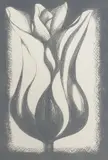 Untitled (Tulip) by Lowell Nesbitt, 1977, etching, sold Dec 2022