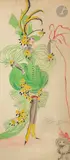 Projet de costume by Jean-Gabriel Domergue, Encre et aquarelle sur traits de crayon, sold Nov 2022