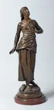 Jeanne d'Arc by Edouard Drouot, Épreuve en bronze patiné, sold Feb 2011