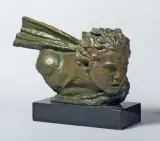 L'athlète by Alexandre Kéléty, Épreuve en bronze patiné, sold Feb 2011