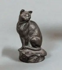Chat assis by Antoine Bofill, Épreuve en bronze, sold May 2012