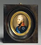 Portrait du Tsar Alexandre 1er by Johann Dominik Bossi, 1807, Gouache sur ivoire, sold Mar 2011