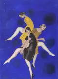 Maquette originale de l'affiche pour Le Bas Revel by Leonetto Cappiello, 1929, Gouache, encre et mine de plomb sur papier, contrecollé sur carton, sold Jun 2022
