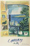 Cannes, Alpes-Maritimes by Pablo Picasso, Affiche lithographique par Henri Deschamps lithographe, imprimée par Mourlot à Paris pour, sold Jun 2022