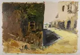 Burano by Patrice Giorda, Acrylique et collage sur papier, sold Jun 2022