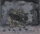 Sans titre by Arthur Aesbacher, 1961, Technique mixte, gouache, arrachage et collage de carton sur carton, sold Jun 2022
