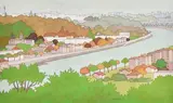 Bord de Saône à Lyon by Patrice Flori, Aquarelle A vue :, sold May 2022