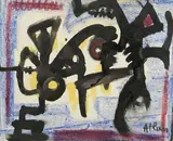 Sans titre by Jean-Michel Atlan, 1955, Pastel, aquarelle et encre, sold May 2022