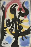 Sans titre by Jean-Michel Atlan, 1955, Pastel, aquarelle et encre, sold May 2022