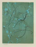 Planche du Monument à Christophe Colomb et Marcel Duchamp, 1968-71 by Max Ernst, Eau-forte et aquatinte en couleurs, sold Dec 2019