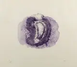 Otage violet by Jean Fautrier, 1947, Eau-forte et aquatinte en couleurs, sold Dec 2019