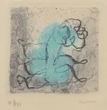 Petit paysage vert et violet Petit Paysage sombre Paysage du midi by Jean Fautrier, Eau-forte et aquatinte en couleurs, sold Dec 2019