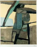 Dalu des landes by Maurice Estève, 1980, Lithographie en couleurs, sold Dec 2019