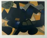 Vigouran by Maurice Estève, 1980, Lithographie en couleurs, sold Dec 2019