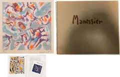 Composition by Alfred Manessier, Lithographie en couleurs, sold Jul 2019