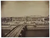 Pont et place de la Concorde depuis l'Assemblée Nationale Paris by Gustave Le Gray, 1859, Épreuve albuminée d'après négatif verre au collodion, sold Dec 2011