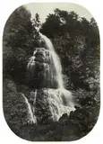 Chutes du Gier, Monts du Pilat Vers by Félix Thiollier, Épreuve albuminée d'après négatif verre au collodion, sold Dec 2011