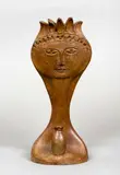 Tête by Anton Prinner, Epreuve en bronze à patine brune, sold Jun 2019