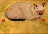 Sans titre by Georges Henri Manzana Pissarro, Gouache et tempera sur fond d'or, sold Jun 2019