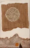 Post no bills by Antonio Guansé, 1982, Collage (bois, papier, étiquettes de boites de conserves) et technique mixte sur panneau t, sold Jun 2019