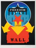 The Wall by Robert Indiana, 1990, Lithographie en couleurs avec embossage, sold Sep 2012