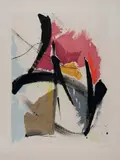 Extase by Jean Miotte, 1990, Aquatinte en couleurs, sold Sep 2012