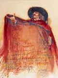 Cyrano de Bergerac by José Correa, 1993, Pastel et aquarelle sur papier, sold Sep 2012