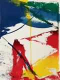 Sans titre by Paul Jenkins, 1990, Lithographie en couleurs, sold Sep 2012