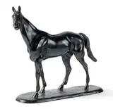 Pur-sang by Gaston d'Illiers, Bronze à patine foncée, sold Jun 2012