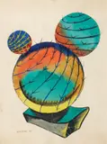 Transfiguration d'un cactus by Man Ray, 1945, Gouache sur papier, sold Jun 2012