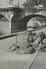 “Les Cardeuses, Quai de la Mégisserie” Paris by Maurice Bonnel, 1954, Tirage argentique postérieur sur papier baryté, crédit du photographe, sold Oct 2026
