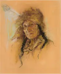 Portrait of an Indian Man by Nicholas Raphael de Grandmaison, pastel on sandpaper, sold Nov 2018