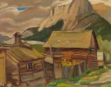 Canmore, Alta. by A. Y. Jackson, 1949, oil on board, sold Oct 2018