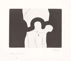 Ikur by Eduardo Chillida, 1988, Aquatintaradierung auf BFK Rives-Velin, sold Mar 2026