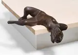 Herabhängende Bacchantin (Brunnenfigur) by Waldemar Otto, 1992, Bronze mit dunkelbrauner Patina, sold Mar 2024