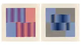 Ohne Titel by Carlos Cruz-Diez, 1979, 2 Farbserigrafien, jeweils auf Velin, sold Mar 2024