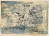 Ohne Titel by Zao Wou-ki, 1961, Farblithografie auf BFK Rives-Velin, sold Jan 2025