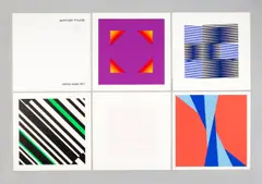 Gomringer + Freunde by Mappenwerk, 1971, Mappenwerk mit 11 Farbserigrafien auf Schoellershammer-Karton von Getulio Alviani, Jakob Bill, Antonio Calderara, Carlos, sold Nov 2025