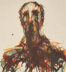 Ohne Titel by Max Uhlig, 1988, Aquarell auf Japanbütten, sold Nov 2025