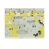 Marakesh by Julian Trevelyan, Etching and aquatint in colors, sold Oct 2022