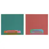 Light of the World, D and I (Two Works) by Robyn Denny, Screenprints in colors, sold Oct 2022